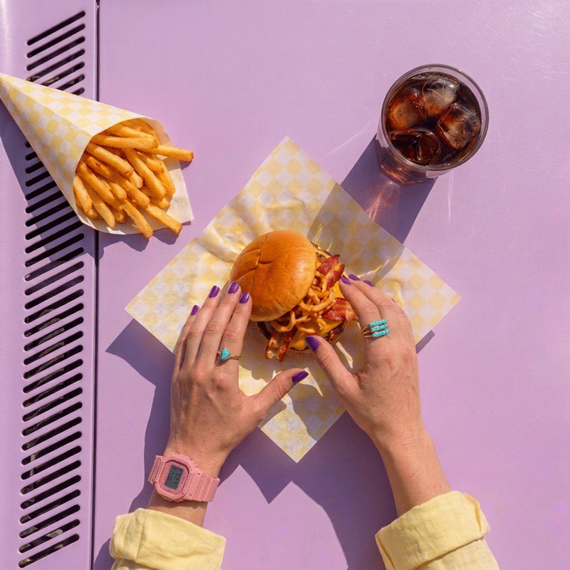 EcoFood campaign visual — table scene