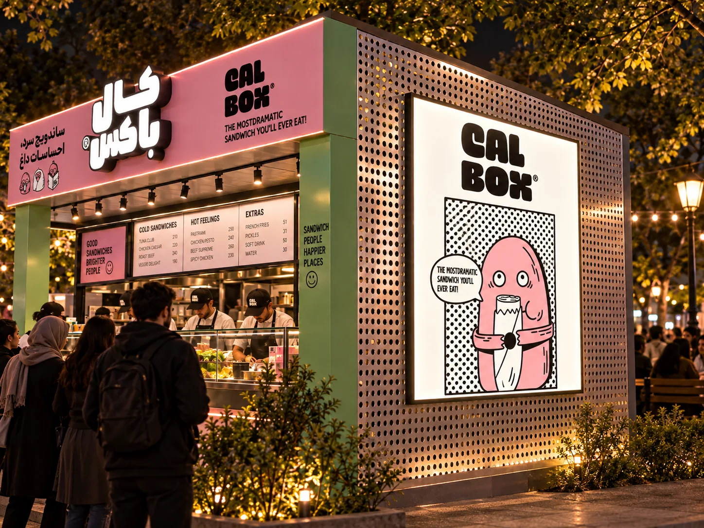 Calbox booth at Enghelab Sports Complex